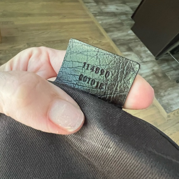 Gucci GG114890 Brown Horsebit Canvas Leather Shoulder Bag Tote with dust bag! - Picture 9 of 10